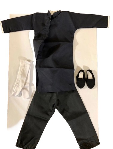 Kimono schwarz blau mit - kimono, 1/6