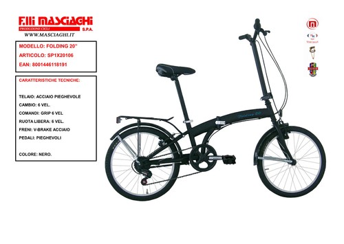 Klapprad gang schwarz - klapprad,