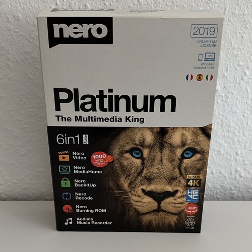 Nero platinum 2019 6in1 - platinum,