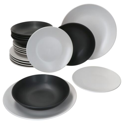 Nero bianco tlg tellerset - nero,